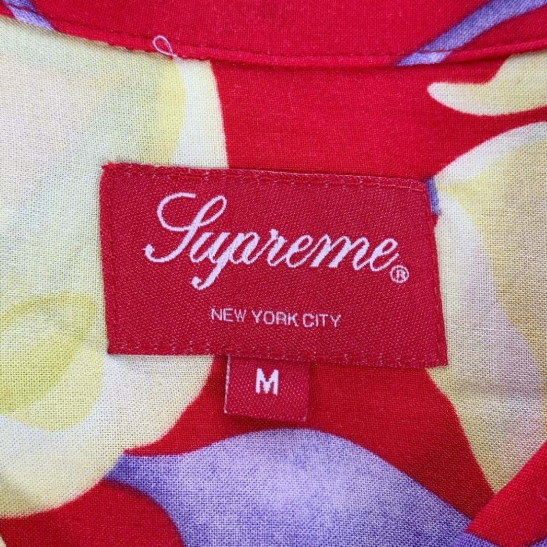 【Lサイズ】Supreme lily rayon shirt red