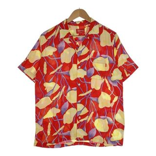 【Lサイズ】Supreme lily rayon shirt red