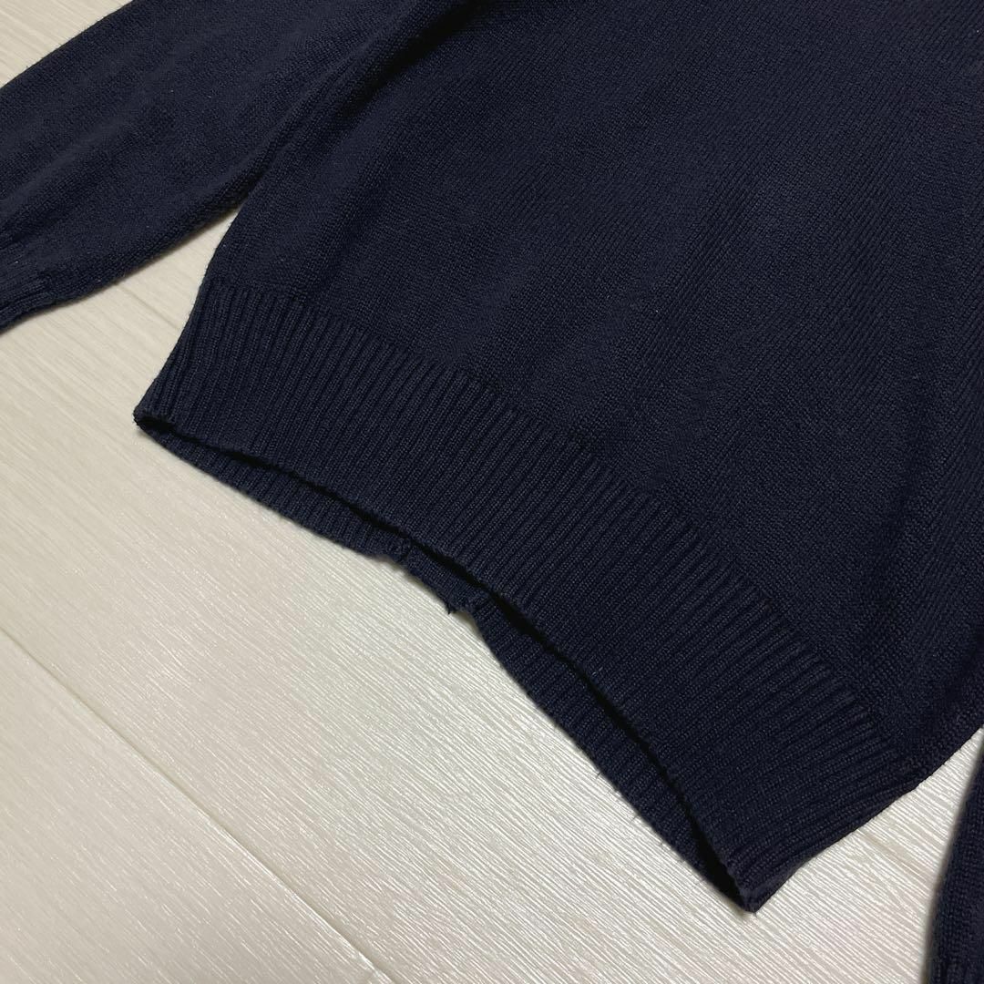 POLO RALPH LAUREN(ポロラルフローレン)のポロラルフローレン コットンニットカーディガン ロゴ刺繍 キッズ 130 キッズ/ベビー/マタニティのキッズ服女の子用(90cm~)(ジャケット/上着)の商品写真