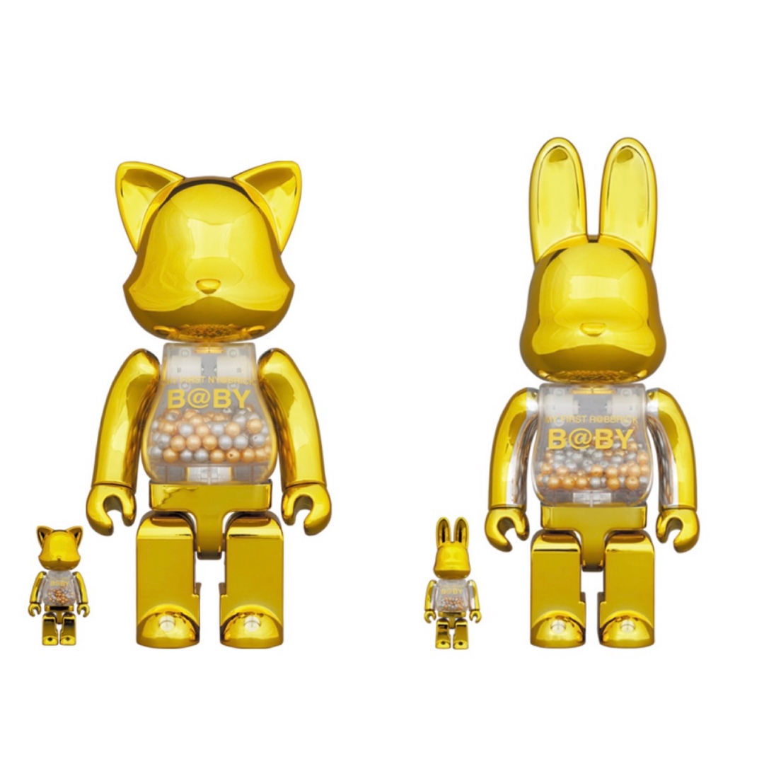 BE@RBRICK(ベアブリック)のMY FIRST R@BBRICK & NY@BRICK 100％ & 400％ エンタメ/ホビーのフィギュア(その他)の商品写真