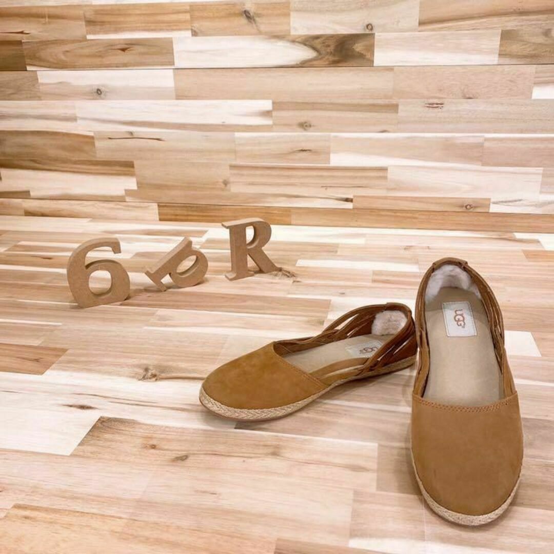 人気【アグ】UGG フラットシューズ エスパドリーユ スエード秋冬