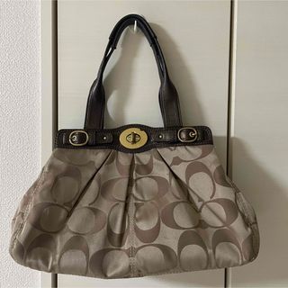 コーチ(COACH)のCOACH コーチ　シグネチャー サテンキャンバス F13906(トートバッグ)