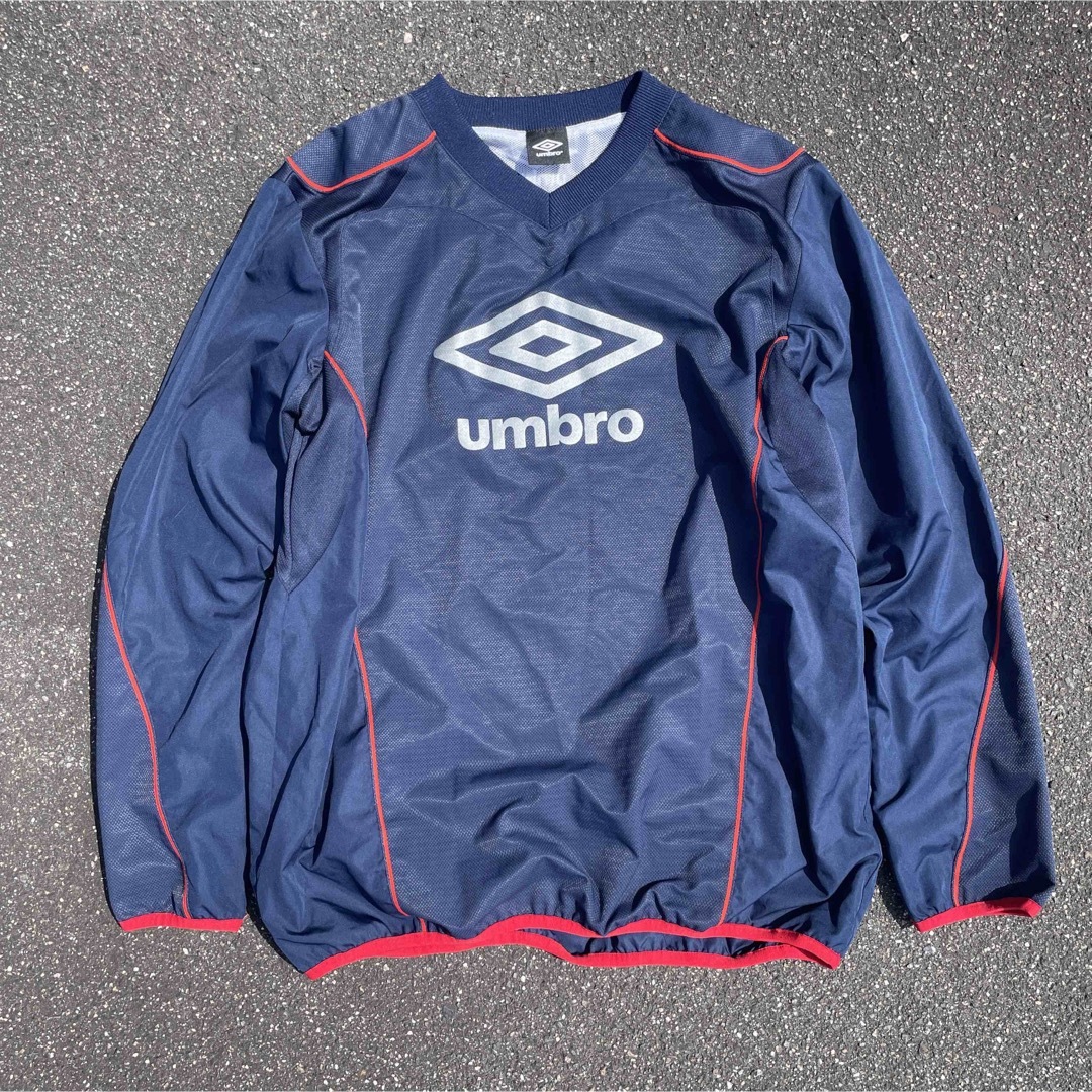 00s umbro アンブロ チェルシー ハーフジップ フリース テック y2k