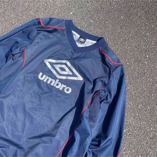 【00's テック系】UMBRO ナイロンセットアップ　ゲームシャツ　Y2K