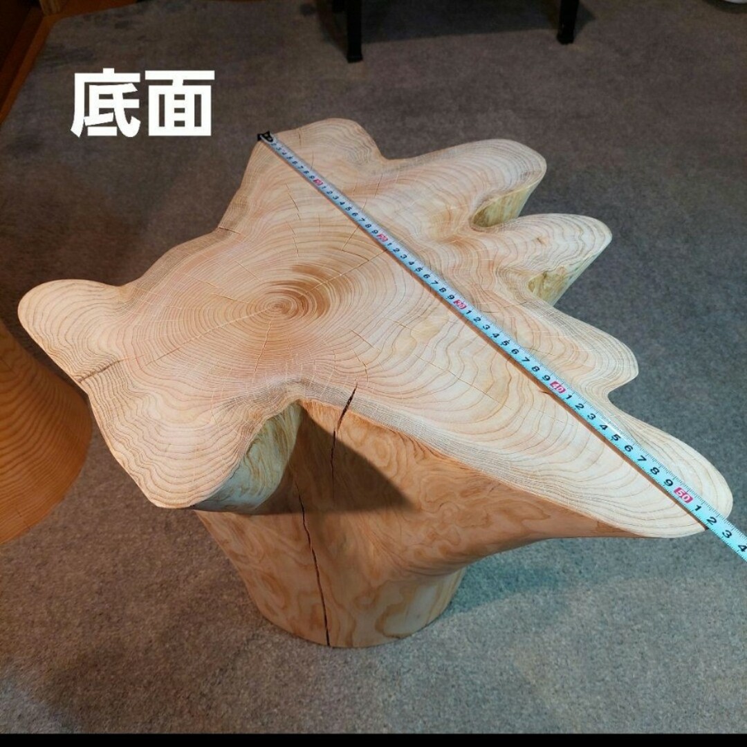 檜 切り株 丸太 椅子 スツール 高さ約39㎝の通販 by NAKA's shop|ラクマ