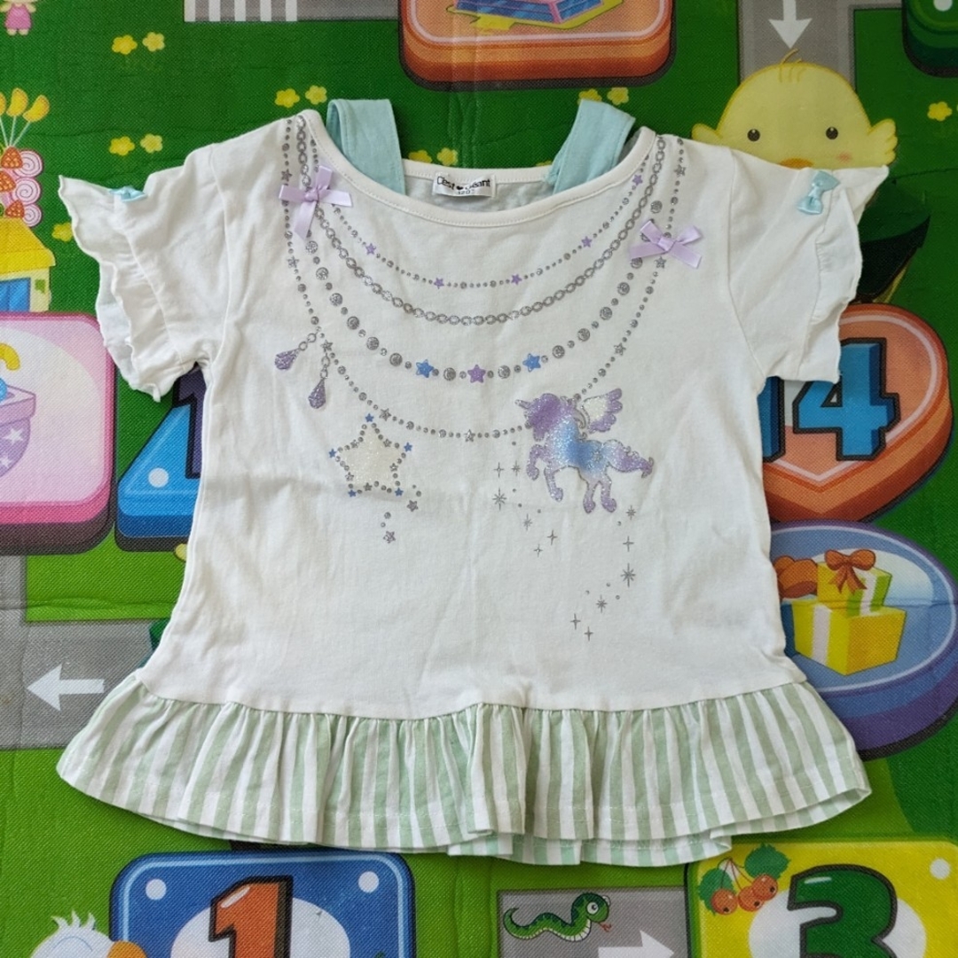 しまむら(シマムラ)の☆専用☆女の子　Ｔシャツセット　120 キッズ/ベビー/マタニティのキッズ服女の子用(90cm~)(Tシャツ/カットソー)の商品写真