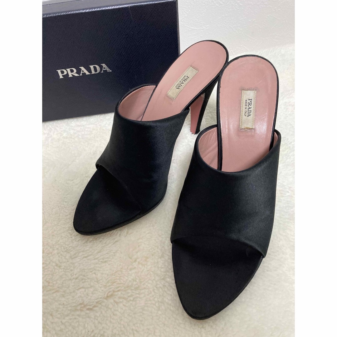 PRADA(プラダ)のPRADA プラダ　黒色　サンダル　36 レディースの靴/シューズ(サンダル)の商品写真