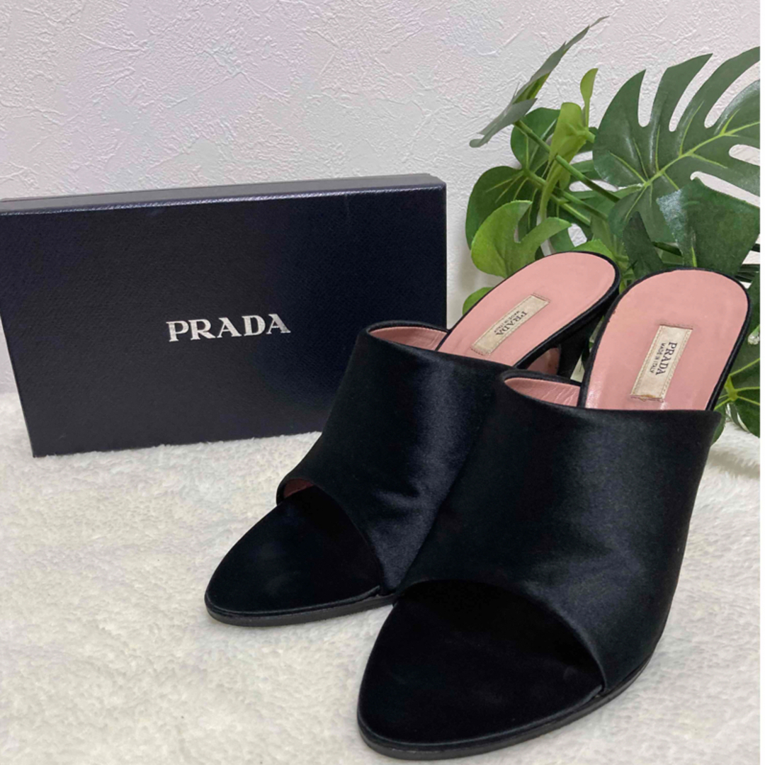 PRADA(プラダ)のPRADA プラダ　黒色　サンダル　36 レディースの靴/シューズ(サンダル)の商品写真