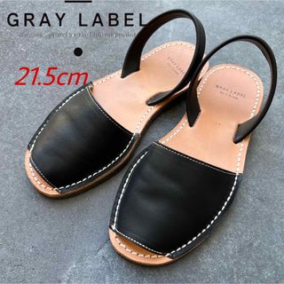 GRAY LABEL  レザーサンダル  21.5cm