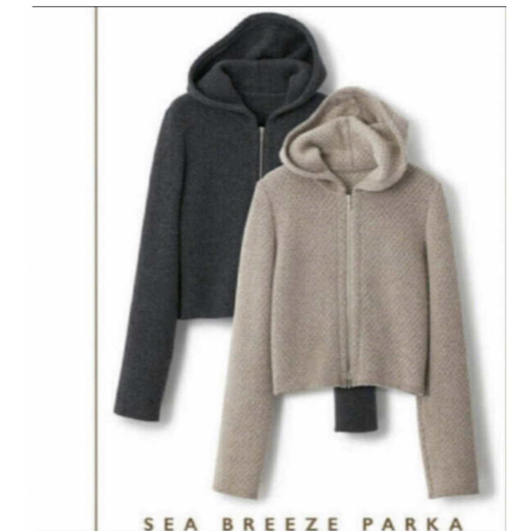 フォクシー カシミヤパーカー Sea Breeze Parka-