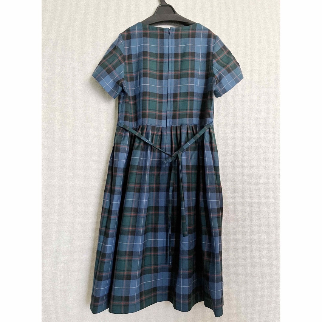 Jane Marple  Wool tartan check dress 1