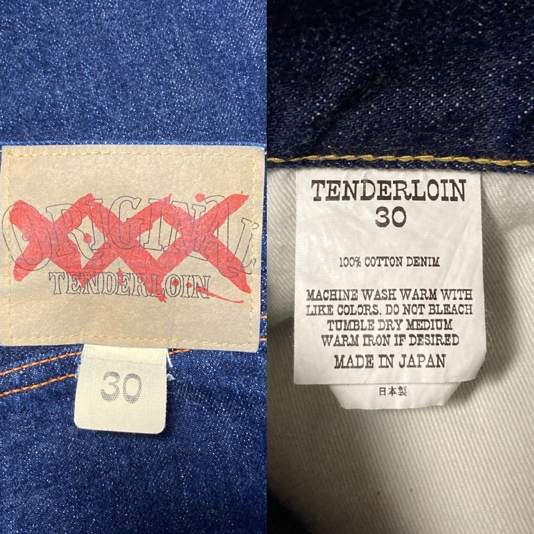 TENDERLOIN(テンダーロイン)の19AW XSサイズ テンダーロイン デニム インディゴ ブルー メンズのパンツ(デニム/ジーンズ)の商品写真