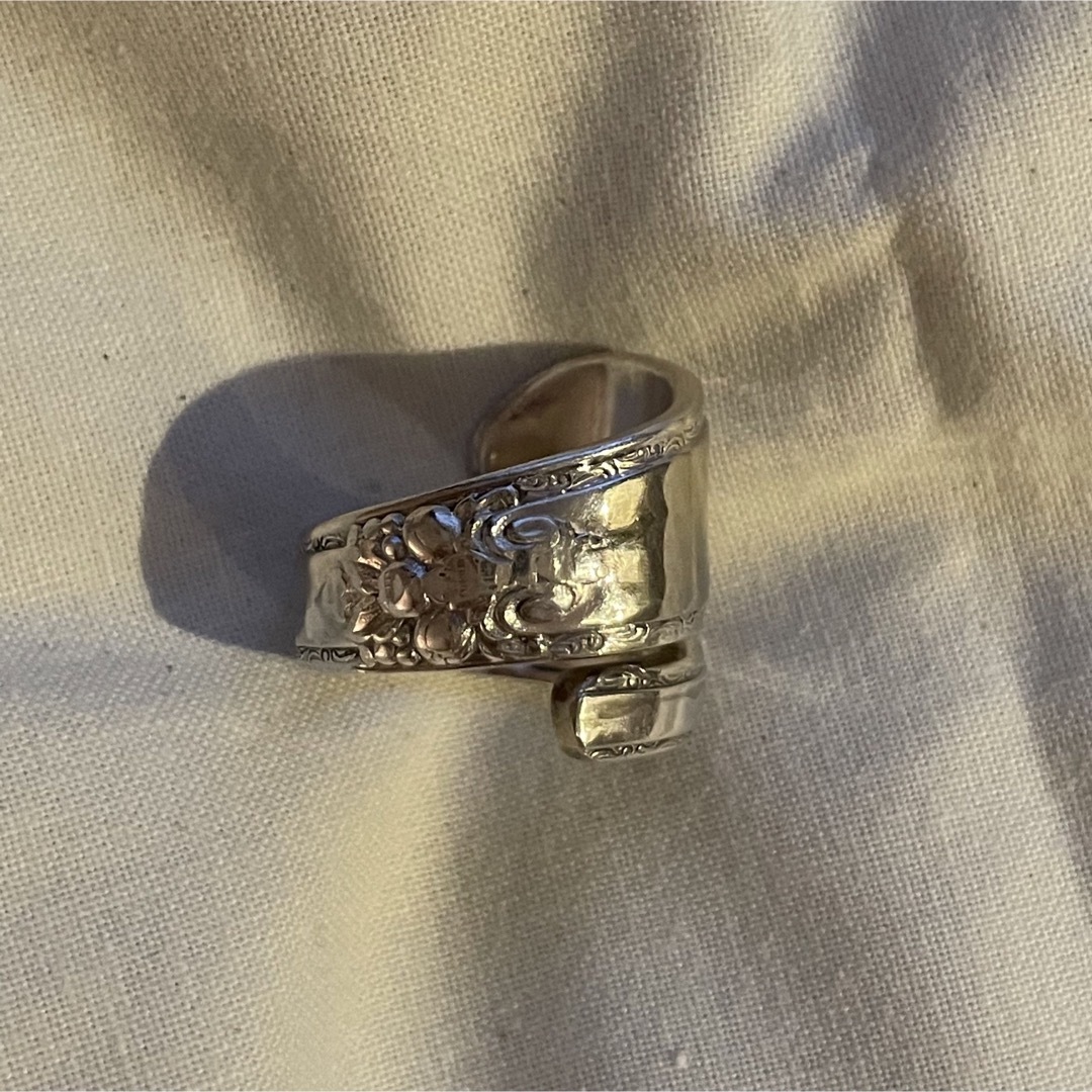 Vintage Spoon Ring Silver 925