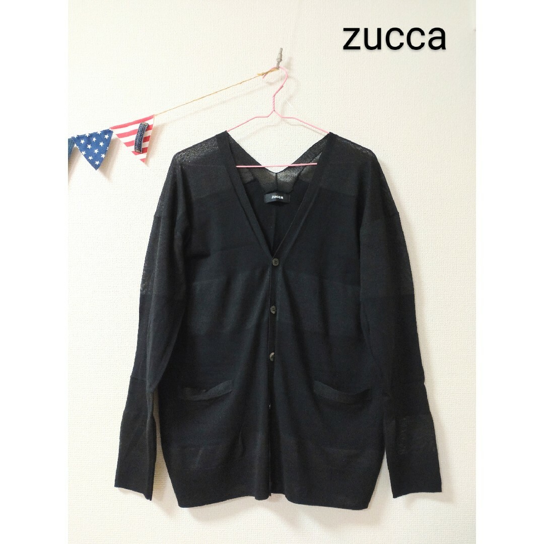 ZUCCa(ズッカ)のzucca　カーディガン　XL レディースのトップス(カーディガン)の商品写真