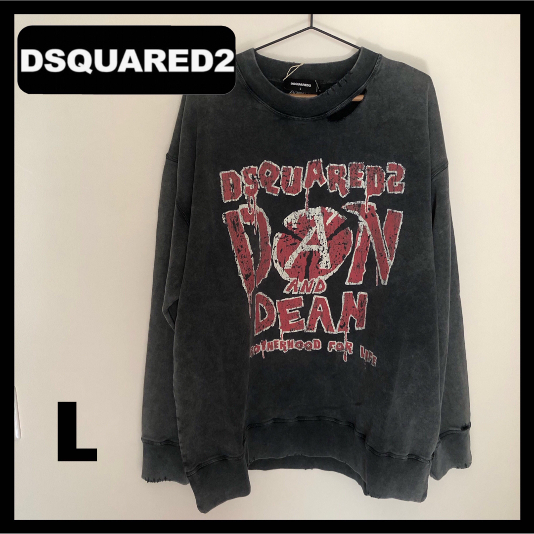 DSQUARED2(ディースクエアード)の【希少・新品】ディースクエアード　スウェット　トレーナー　DSQUARED2  メンズのトップス(スウェット)の商品写真