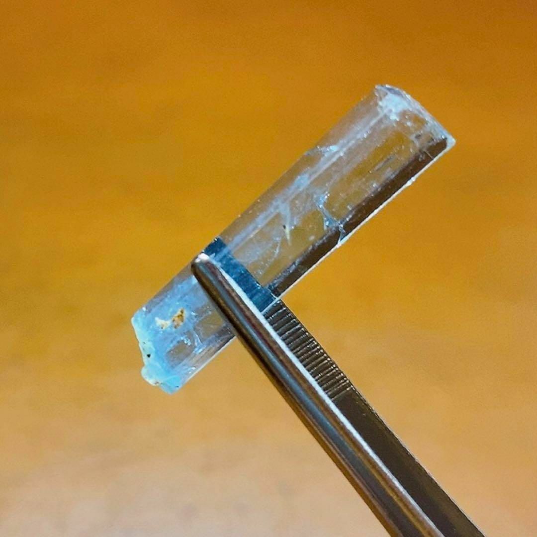 原石アクアマリン柱ベトナム産3.2cm希少天然石-