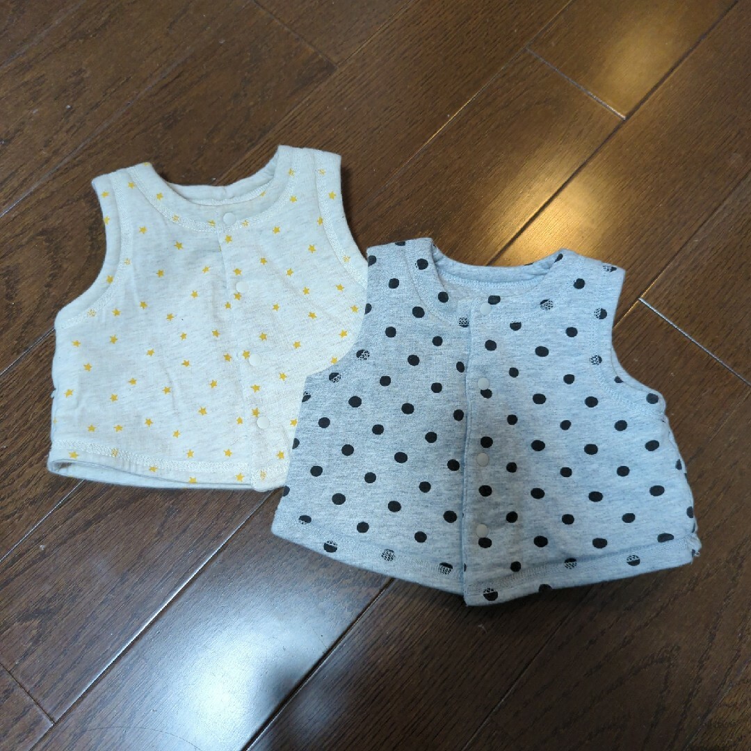 赤ちゃんベスト キッズ/ベビー/マタニティのベビー服(~85cm)(カーディガン/ボレロ)の商品写真