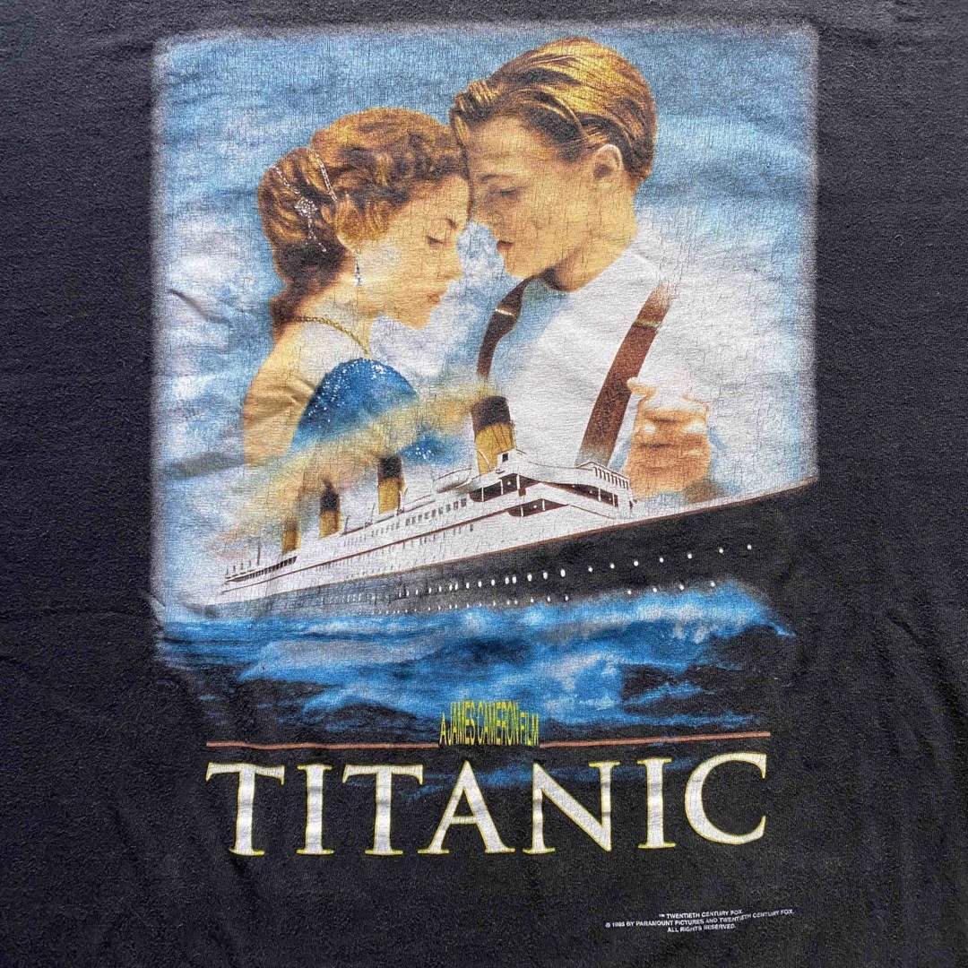 XL Titanic Promo Tee タイタニック 黒 Tシャツ ムービーT