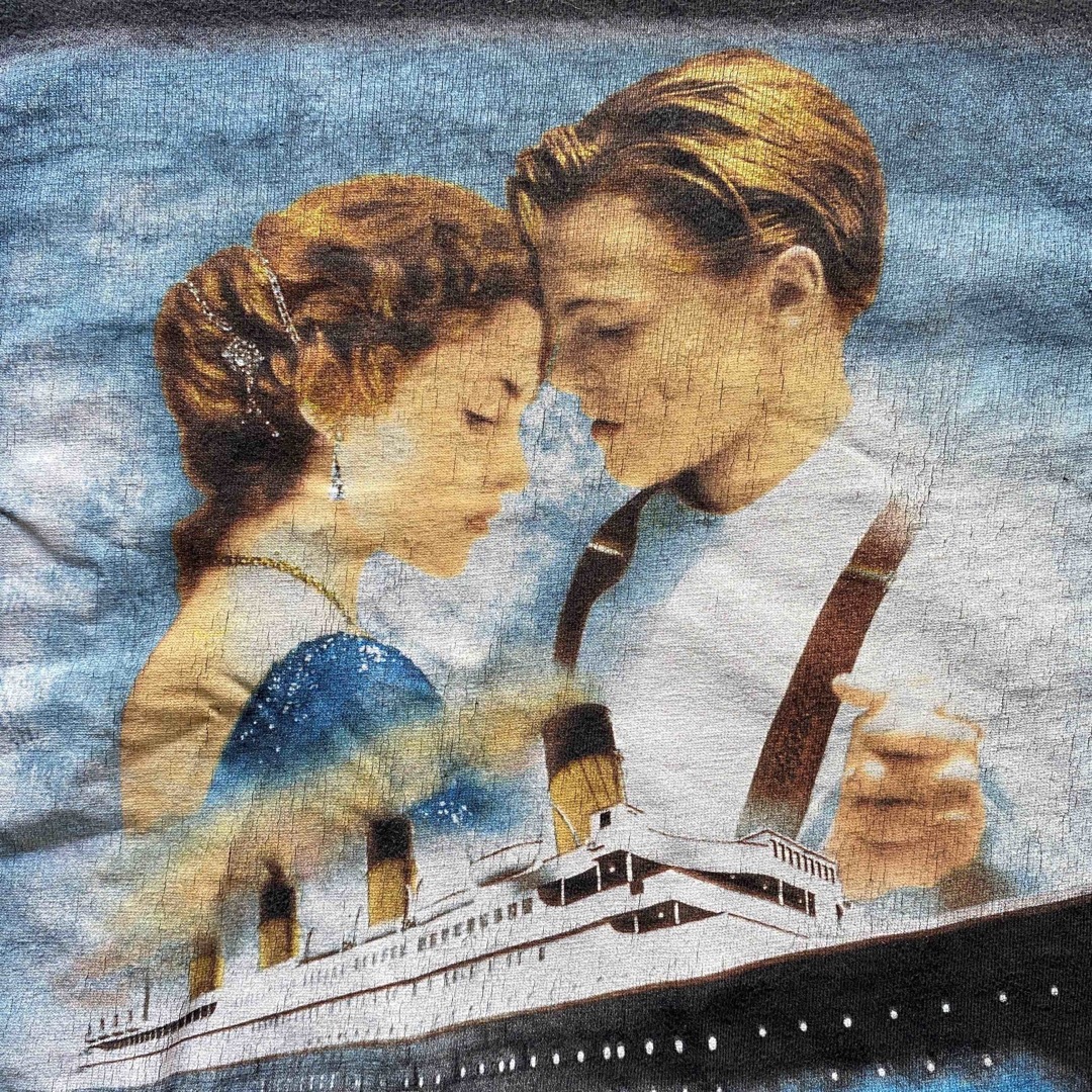 Titanic Promo Tee タイタニック 黒 Tシャツ ムービーT XL