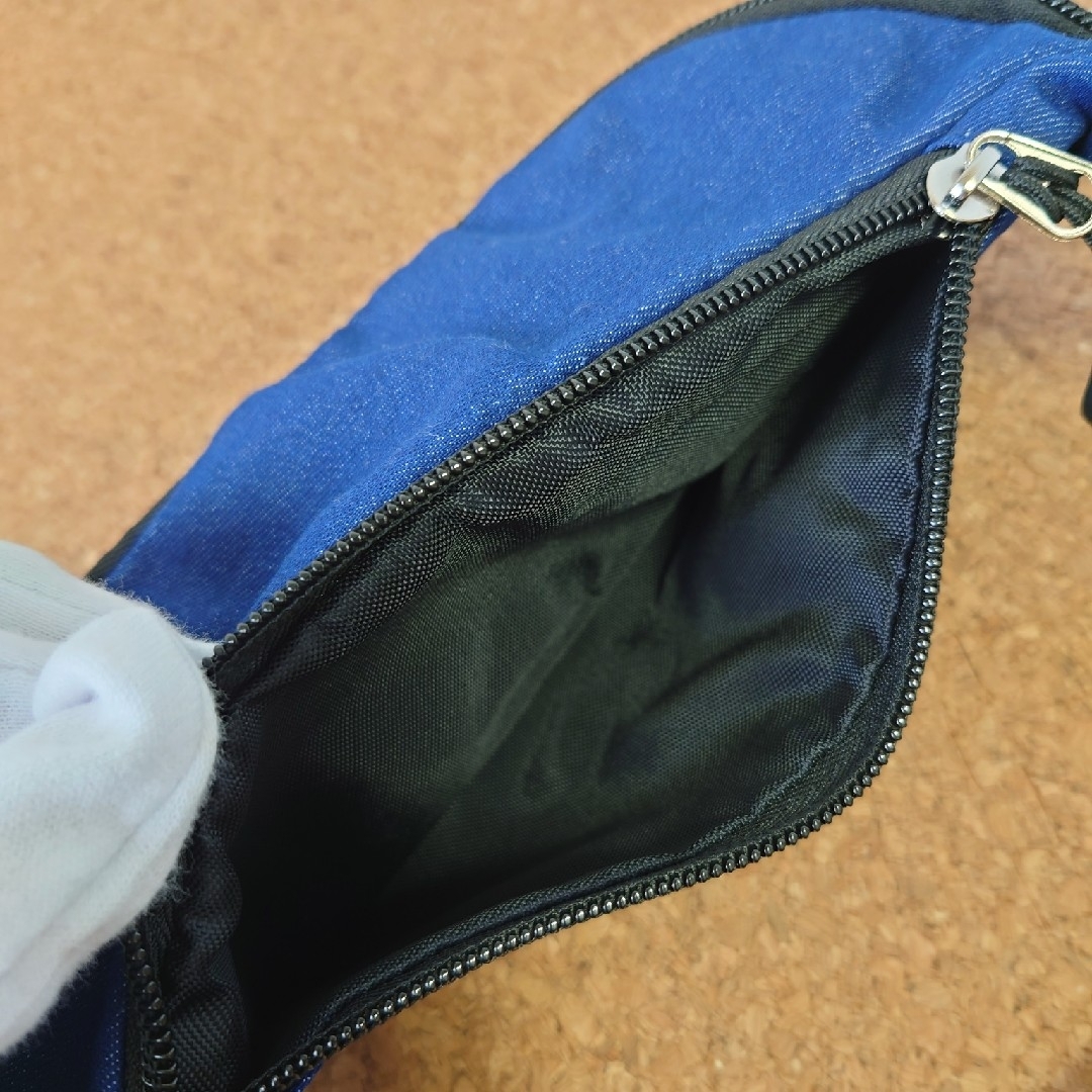 新品　ボディバッグ　ウェストポーチ　デニム　ジーンズ　HIGHLINE メンズのバッグ(ウエストポーチ)の商品写真