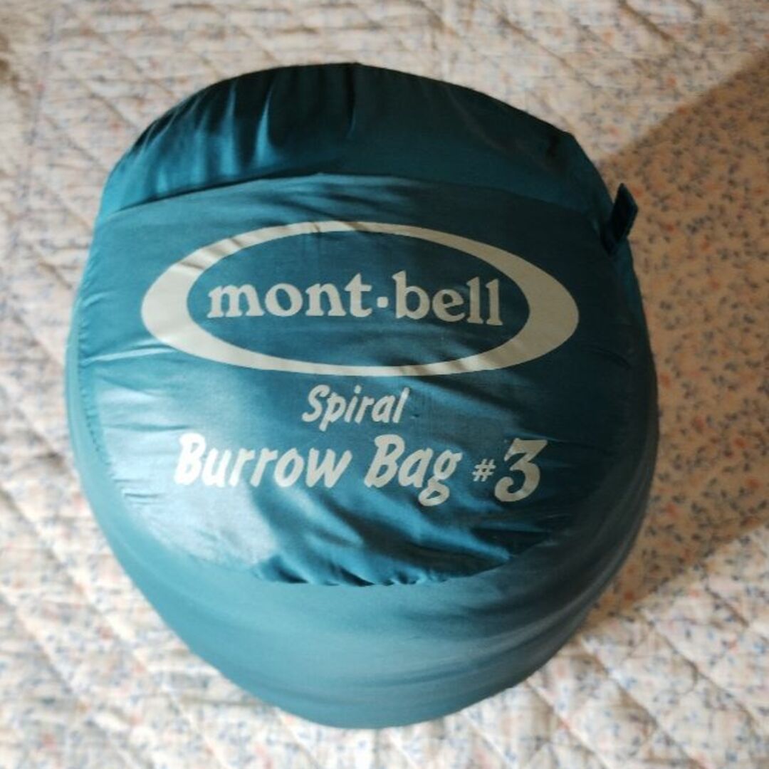 寝袋 モンベル スパイラル バロウバック♯3 mont-bell