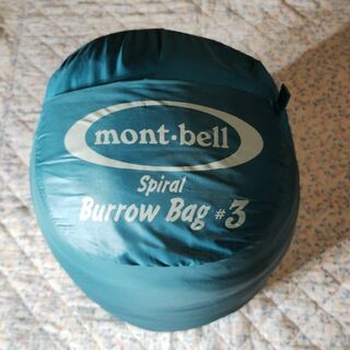 mont bell - 寝袋 モンベル スパイラル バロウバック♯3 mont-bell 