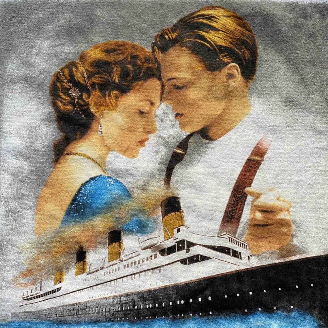 【美品】Titanic Promo Tee L タイタニック 黒 Tシャツ