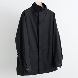 maatee&sons H stand jacket black(ステンカラーコート)