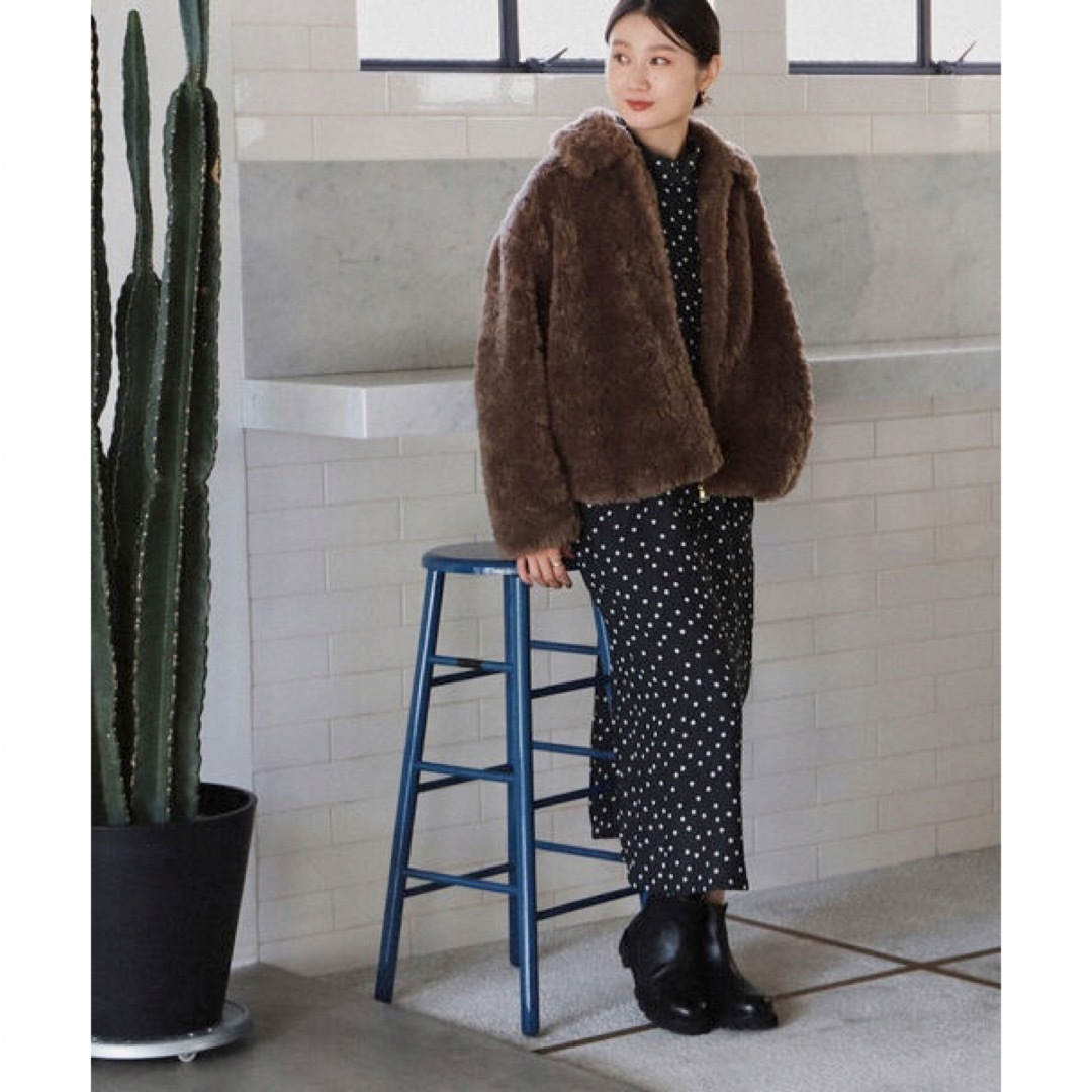 【Demi-Luxe BEAMS】ファーコート 新品
