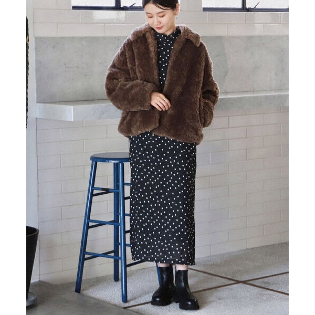 【Demi-Luxe BEAMS】ファーコート 新品