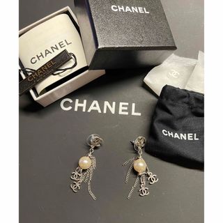 CHANELチェーンピアス正規品