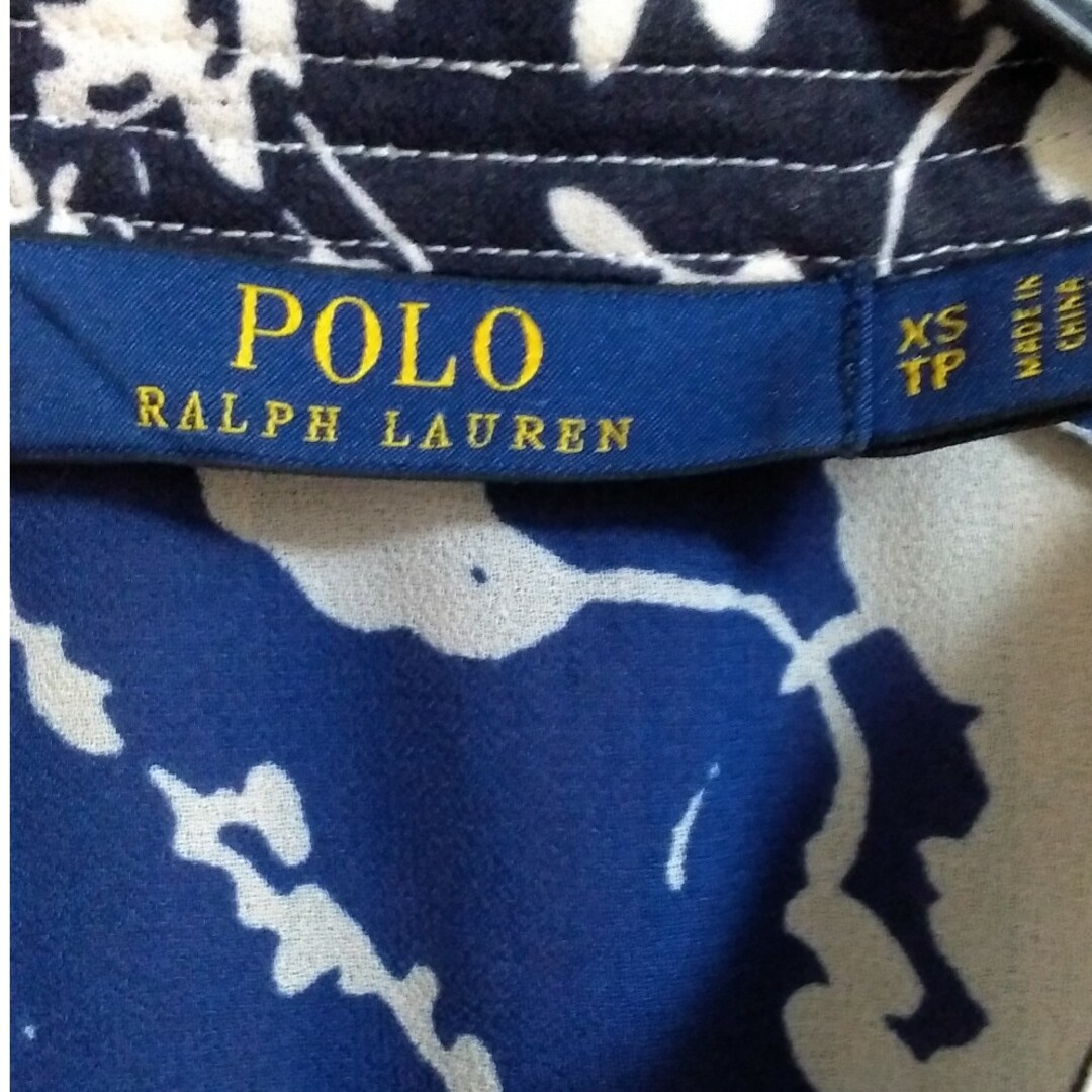 POLO RALPH LAUREN(ポロラルフローレン)のPOLOポロラルフローレンRALPH LAURENフラワープリントブラウスXS レディースのトップス(Tシャツ(半袖/袖なし))の商品写真