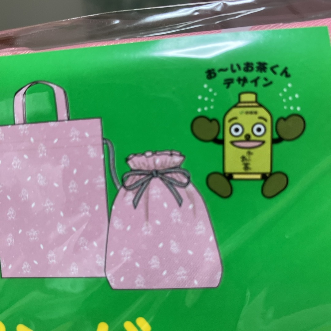 伊藤園(イトウエン)の★新品未使用　お〜いお茶くん！くるくるクールバッグ＆オリジナルハンドタオル レディースのバッグ(エコバッグ)の商品写真