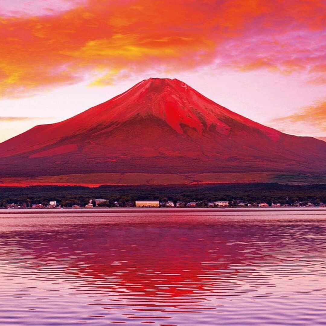 【日本製】 ジグソーパズル 霊峰赤富士 600ピース (66-164)