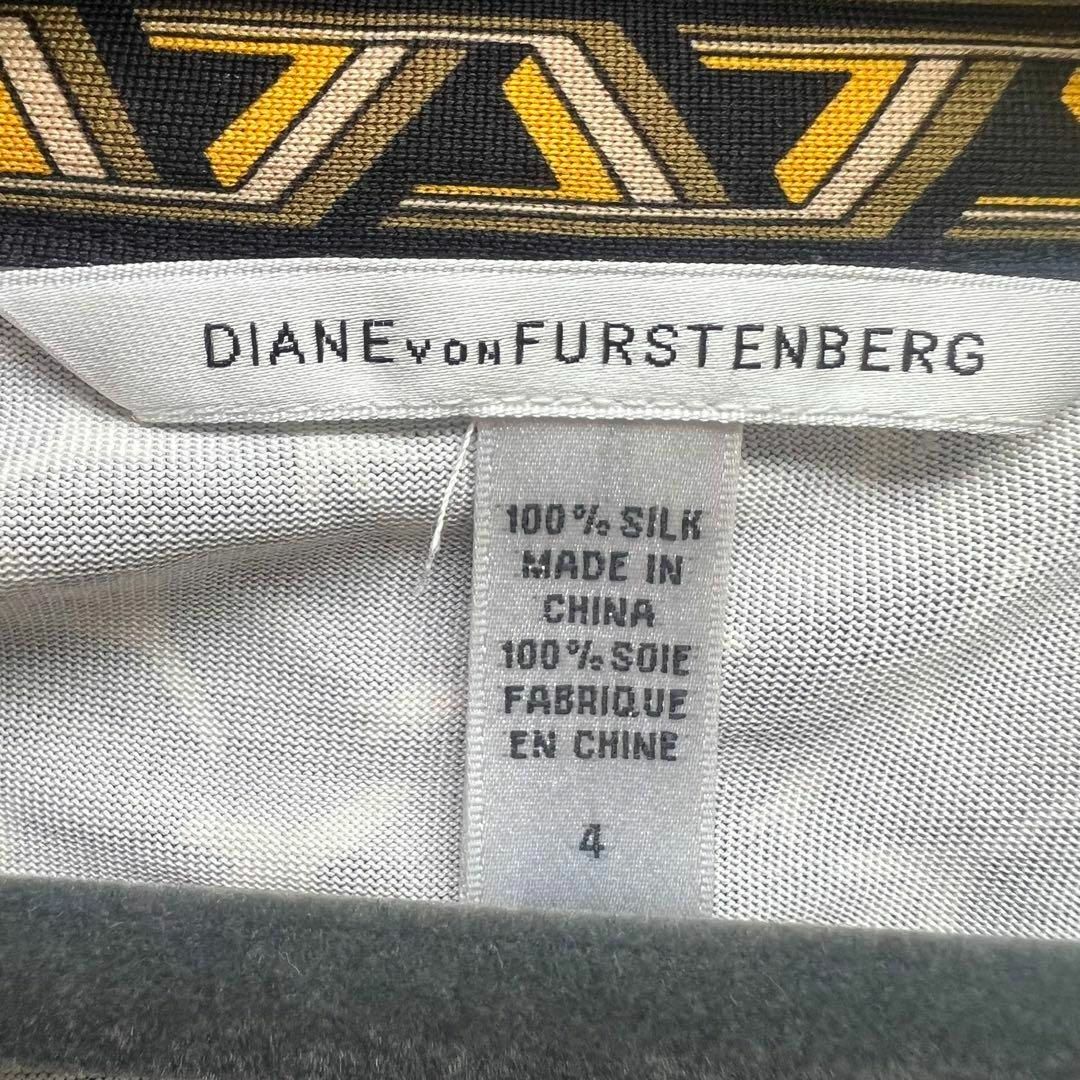 DIANE von FURSTENBERG  シルクラップワンピース　4