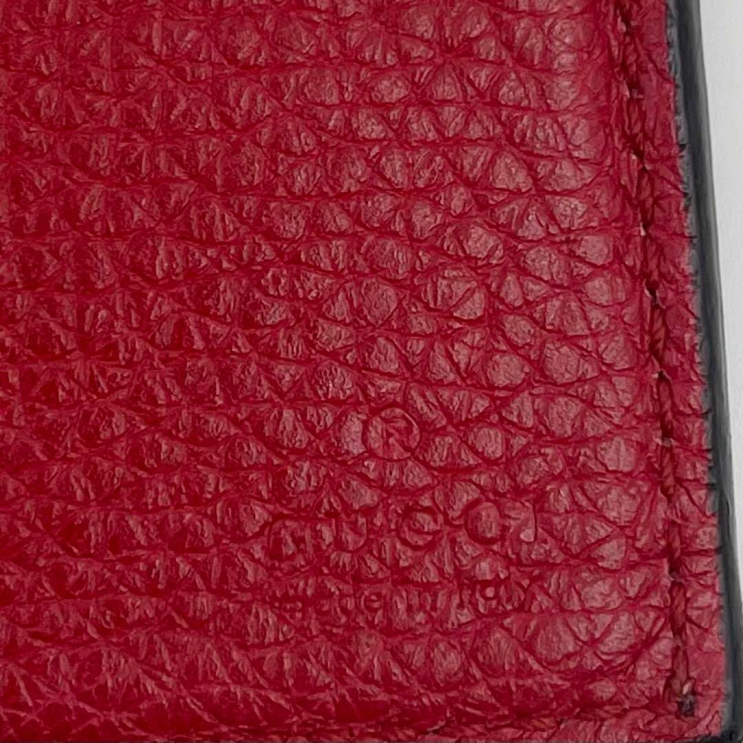 【希少✨】GUCCI グッチ ニつ折り財布 シェリーライン 赤 レッド