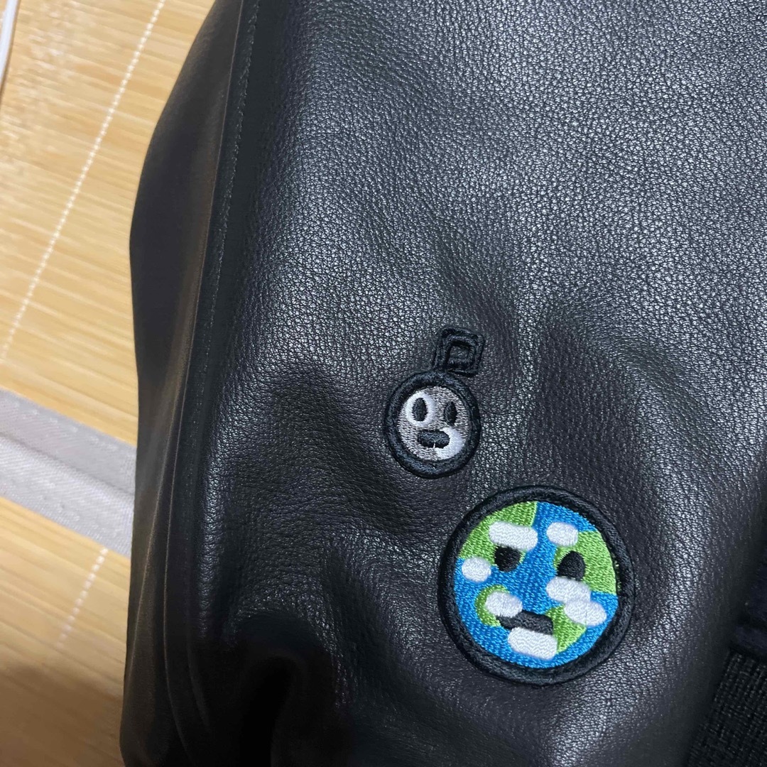 APE BAPE KAWS KID CUDI スタジャン レザー XL Milo-talizman.com.pl