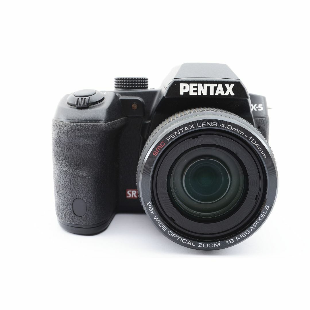 【美品】ぺンタックス PENTAX X-5 ブラックコンパクトデジタルカメラ