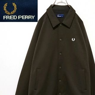 フレッドペリー(FRED PERRY)のフレッドペリー ワンポイント 刺繍 ロゴ スナップボタン トラック ジャケット(ジャージ)