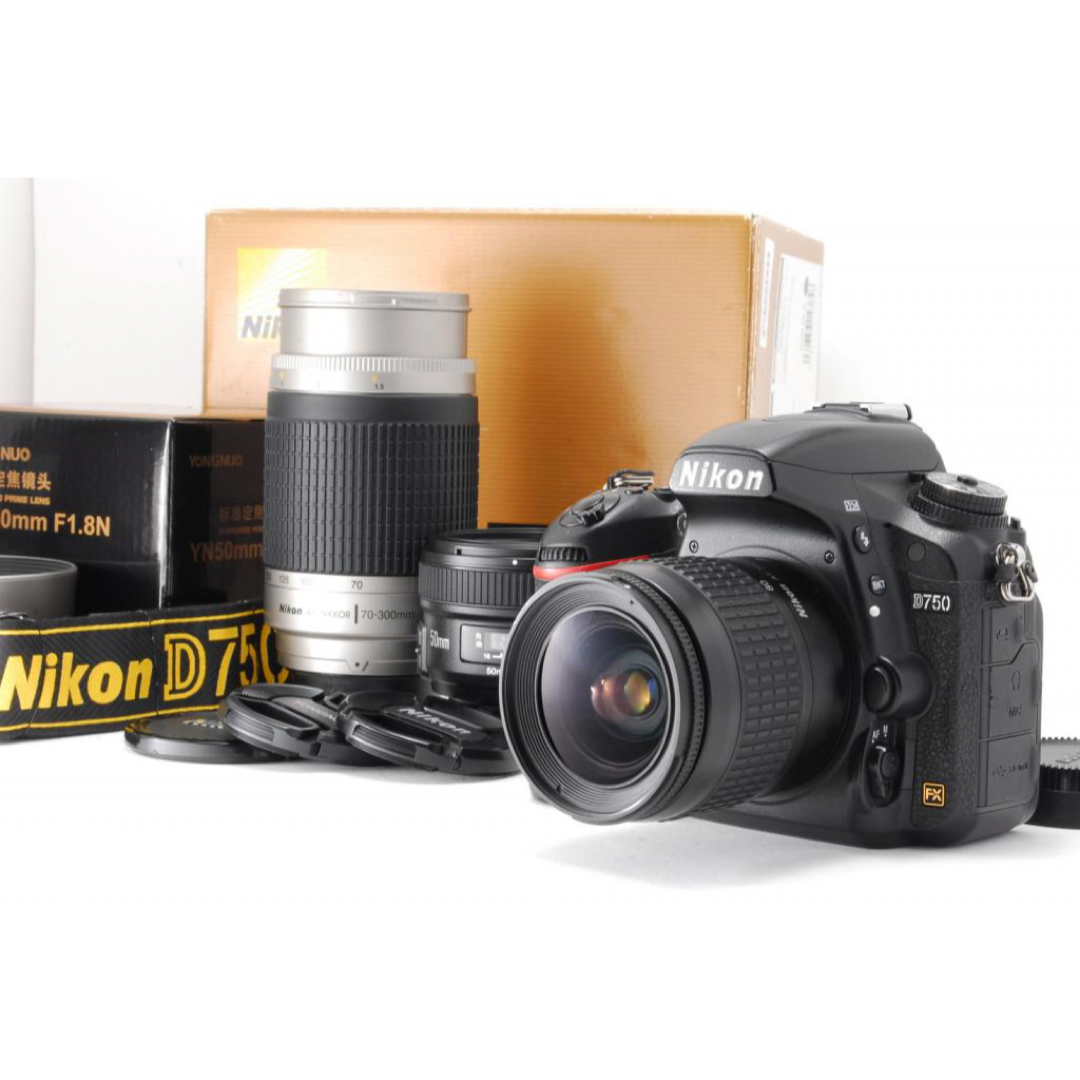 Nikon - ❤️オールシーン対応♪標準＋超望遠＋単焦点☆ニコン D750