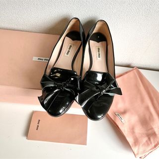 【正規品】ミュウミュウ miumiu フラットシューズ