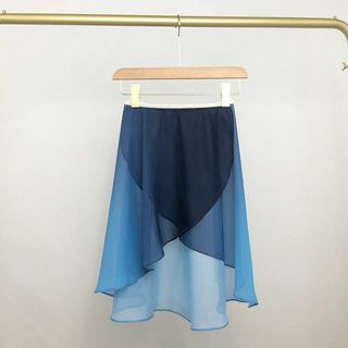 【新品】ロング巻きスカート　大人バレエ　グラデーション(ダンス/バレエ)