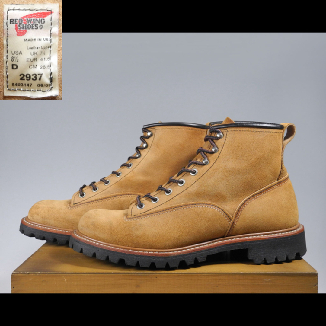 REDWING - 2937ラインマンブーツ2934ラフアウトスエード8113セッター