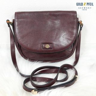 ✨極美品✨♥️GOLD PFEIL♥️レザー　ショルダーバッグ