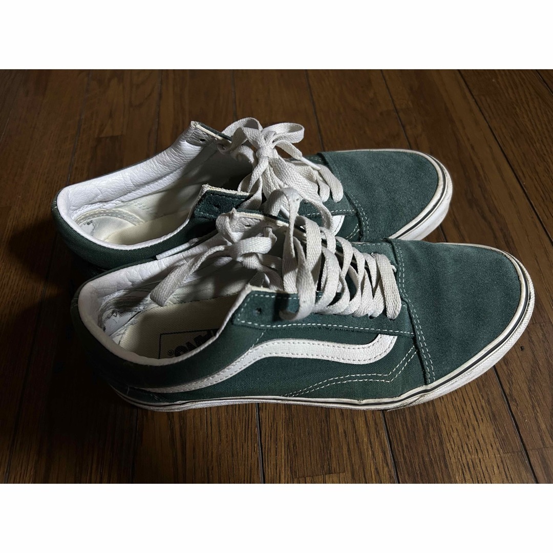 OLD SKOOL（VANS）(オールドスクール)のvans オールドスクール　グリーン メンズの靴/シューズ(スニーカー)の商品写真