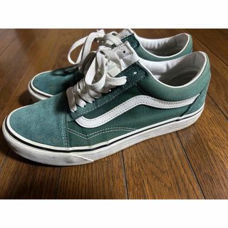 オールドスクール(OLD SKOOL（VANS）)のvans オールドスクール　グリーン(スニーカー)