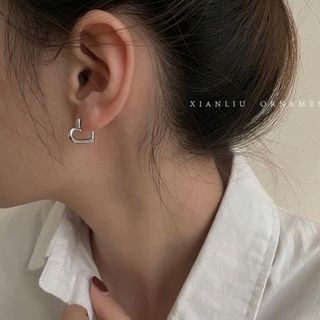 ハートフープピアス シルバー(ピアス)