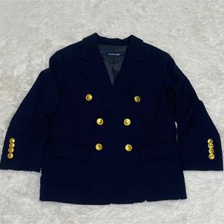 ラルフローレン(Ralph Lauren)のラルフローレン　ダブル　紺ブレザー　高級　おしゃれ　金ボタン　110cm(ジャケット/上着)