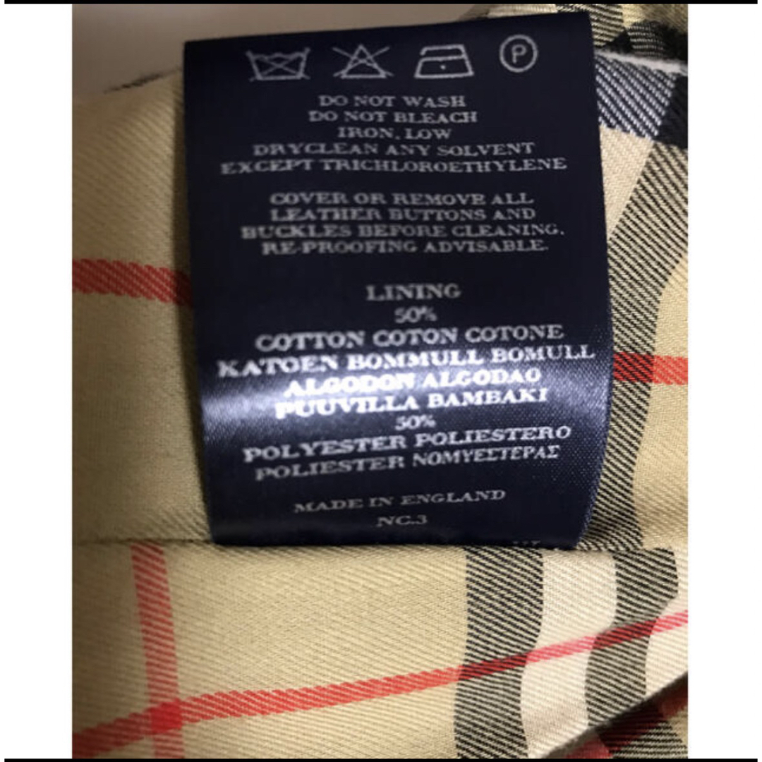 BURBERRY(バーバリー)の美品　Burberry レディース　コート　ステンカラーコート　イギリス製 レディースのジャケット/アウター(ロングコート)の商品写真