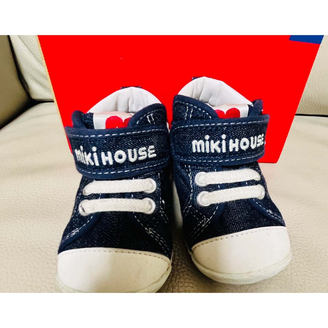 mikihouse(ミキハウス)のファーストシューズ  11.0 11.5  セット キッズ/ベビー/マタニティのベビー靴/シューズ(~14cm)(スニーカー)の商品写真